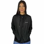 Jaqueta Corta Vento com Capuz WSS Light Futebol - Feminina PRETO