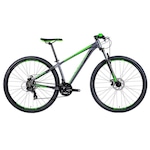 Bicicleta Groove Hype 30 HD - Aro 29 - Quadro 15 - 21V - Adulto CINZA ESC/VERDE