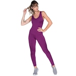 Macacão Fitness Vekyo sem Bojo Liso Suplex - Feminino ROXO