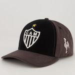 Boné Aba Curva Futfanatics Atlético Mineiro Logo - Snapback - Adulto CINZA