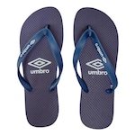 Chinelo Umbro Logo - Unissex AZUL ESC/BRANCO