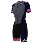 Macaquinho de Ciclismo Furbo Hibisco HT90 - Feminino ROXO