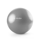 Bola de Exercícios com Bomba de Ar Hidrolight Academia - Pilates - Yoga - 75cm CINZA