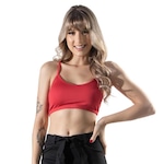 Top Fitness Vekyo Nadador Alça Fina - Adulto VERMELHO