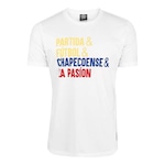 Camiseta Umbro Chapecoense Lettering - Masculina BRANCO