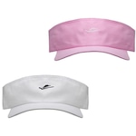 Kit de Viseiras Elite Wimbledon - Adulto - 2 unidades BRANCO/ROSA