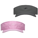 Kit Viseira Elite Wimbledon 2 unidades - Adulto CINZA/ROSA