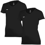 Kit Camisas Penalty X - 2 Unidades - Feminina PRETO