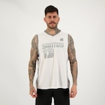 Camiseta Regata Futfanatics Santos Prince Plus - Masculina BRANCO