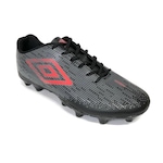 Chuteira de Campo Umbro Fast - Adulto PRETO/CINZA