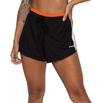 Shorts AVA Fitness Fitness Dry Performance - Feminino PRETO/LARANJA