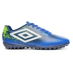 Chuteira Society Umbro Cosmic - Adulto AZUL/AZUL ESC