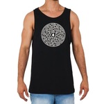 Camiseta Regata MCD Basica Enigma Labirinto - Masculina PRETO