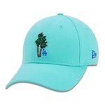 Boné Aba Curva New Era 39thirty MLB Los Angeles Dodgers Vacation Stretch Fit - Fechado - Adulto VERDE