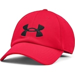 Boné Under Armour Aba Curva Strapback Blitzing Adj Hat - Adulto VERMELHO