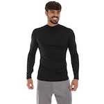 Camisa Segunda Pele Manga Longa UV Frishop Proteção Térmica - Masculina PRETO