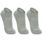 Kit de Meias Cano Curto Lupo Dry Tech Performance com 3 Pares - Adulto CINZA