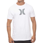 Camiseta Hurley Hard Icon Oversize - Masculina BRANCO