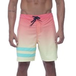 Bermuda Hurley Phantom Block Party 18" Imp - Masculina ROSA