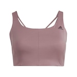 Top Fitness adidas Médio Suporte CoreFlow - Adulto ROXO