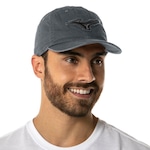 Boné Aba Curva Mizuno Heritage - Snapback - Adulto CINZA