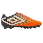 Chuteira de Campo Umbro Reflect - Adulto LARANJA/PRETO