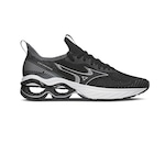 Tênis Mizuno Wave Invictus 3 - Masculino PRETO/PRATA