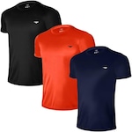 Kit Camisas Penalty X - Masculina - 3 Unidades AZUL ESC/PRETO