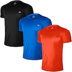 Kit Camisas Penalty X - Masculina - 3 Unidades AZUL/LARANJA