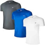 Kit Camisas Penalty X - Masculina - 3 Unidades CINZA ESC/AZUL