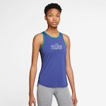 Camiseta Regata Nike Dri-FIT Icon Clash One - Feminina AZUL