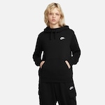 Blusão de Moletom com Capuz Nike Sportswear Club Fleece - Feminino PRETO