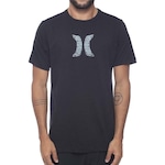 Camiseta Hurley Hard Icon - Masculina PRETO