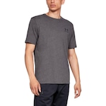 Camiseta Under Armour Left Chest - Masculina CINZA