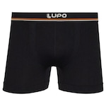 Cueca Boxer Lupo Microfibra sem Costura - Adulto PRETO