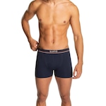 Cueca Boxer Lupo Microfibra sem Costura - Adulto AZUL