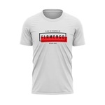 Camiseta Braziline Flamengo Scale - Masculina BRANCO