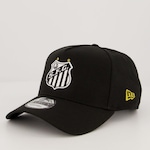 Boné Aba Curva New Era Santos 940 Escudo - Snapback - Adulto PRETO