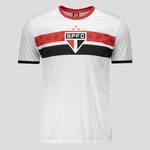 Camisa do São Paulo Futfanatics  Stencil - Masculina BRANCO