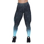 Calça Legging Orbis Fitness Degradê Recortes Cós Alto Poliamida - Feminina AZUL