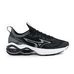 Tênis Mizuno Invictus 3 - Masculino PRETO/PRATA