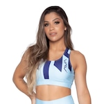 Top Fitness AVA Fitness Wear Sublimado - Adulto AZUL