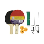 Kit Tênis de Mesa Bel com 2 Raquetes + Suporte + Rede + 3 Bolinhas N°40 Nao Se Aplica