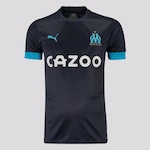 Camisa Puma Olympique de Marseille Away 2023 - Masculina AZUL ESCURO