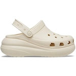 Sandália Crocs Classic Crush Platform Clog - Unissex BEGE