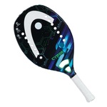 Raquete de Beach Tennis Head Cyber Fibra e Carbono PRETO