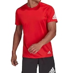 Camiseta adidas Run It - Masculina VERMELHO