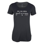 Camiseta Alto Giro Inspiracional - Feminina PRETO