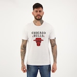 Camiseta New Era NBA Chicago Bulls Basic - Masculina BRANCO