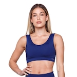 Top Fitness AVA Fitness Wear Basico Alça Grossa Suplex Poliamida - Adulto AZUL